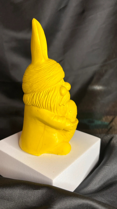 🐰 Gnome de Pâques en jesmonite – Fait main