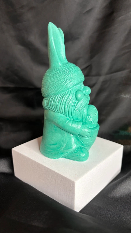 🐰 Gnome de Pâques en jesmonite – Fait main