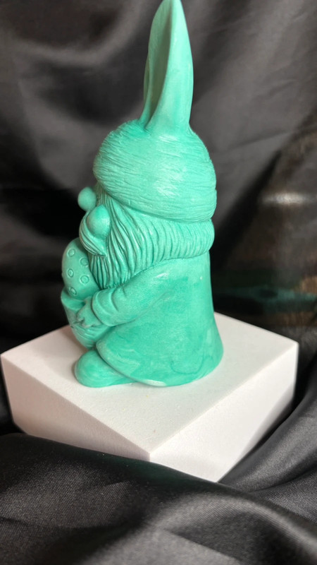 🐰 Gnome de Pâques en jesmonite – Fait main