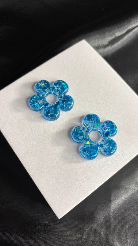 Pampilles en résine époxy – Accessoires pour boucles d’oreilles anneaux