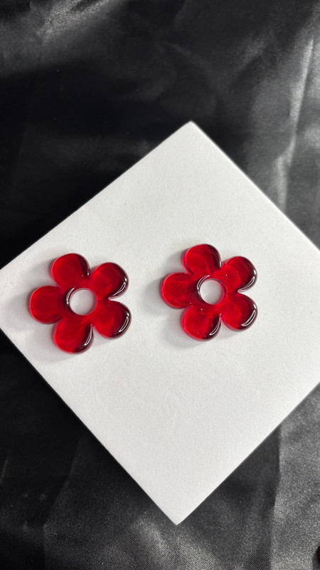 Pampilles en résine époxy – Accessoires pour boucles d’oreilles anneaux