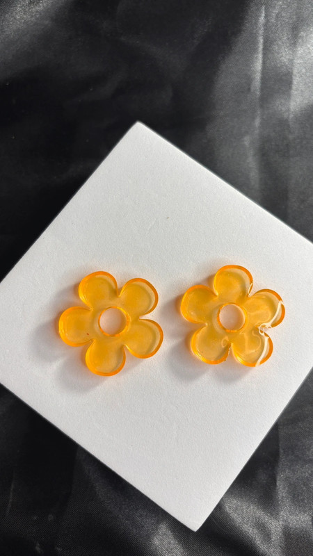 Pampilles en résine époxy – Accessoires pour boucles d’oreilles anneaux