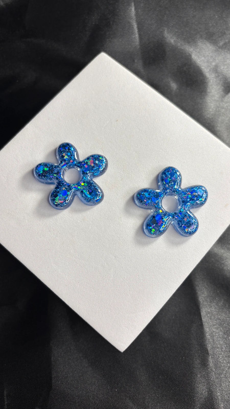 Pampilles en résine époxy – Accessoires pour boucles d’oreilles anneaux