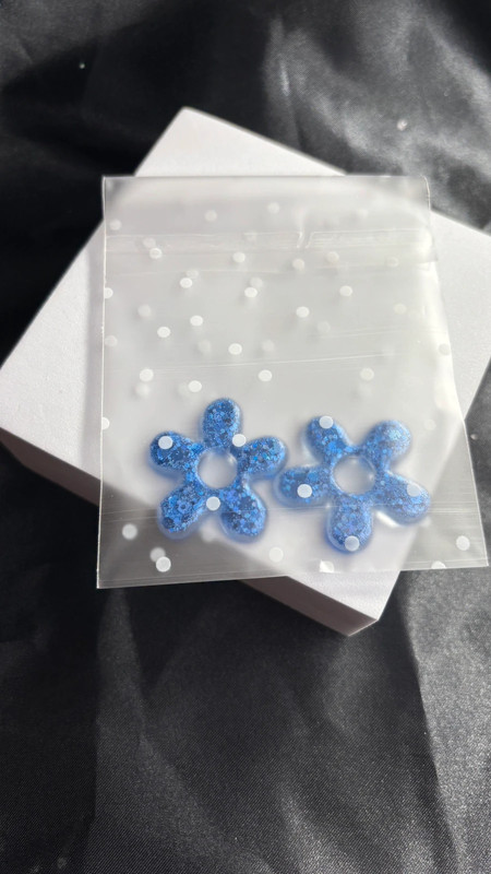 Pampilles en résine époxy – Accessoires pour boucles d’oreilles anneaux