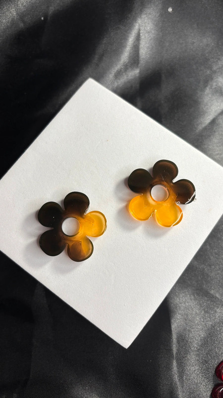 Pampilles en résine époxy – Accessoires pour boucles d’oreilles anneaux