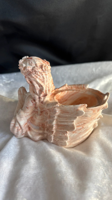 🕊️ Pot Ange en Jesmonite – Fait Main avec Petits Défauts