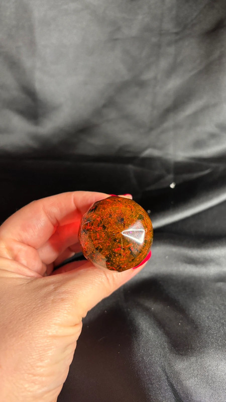 🧡 Bouchon de bouteille en résine époxy – Fait main