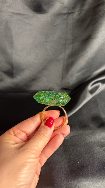 🟩 Rond de serviette en résine époxy – Fait main