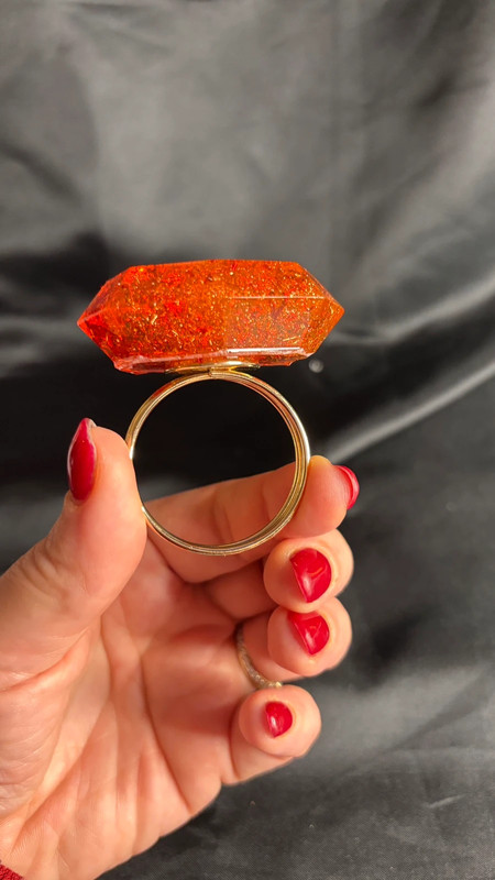 🟪 Rond de serviette en résine époxy – Fait main