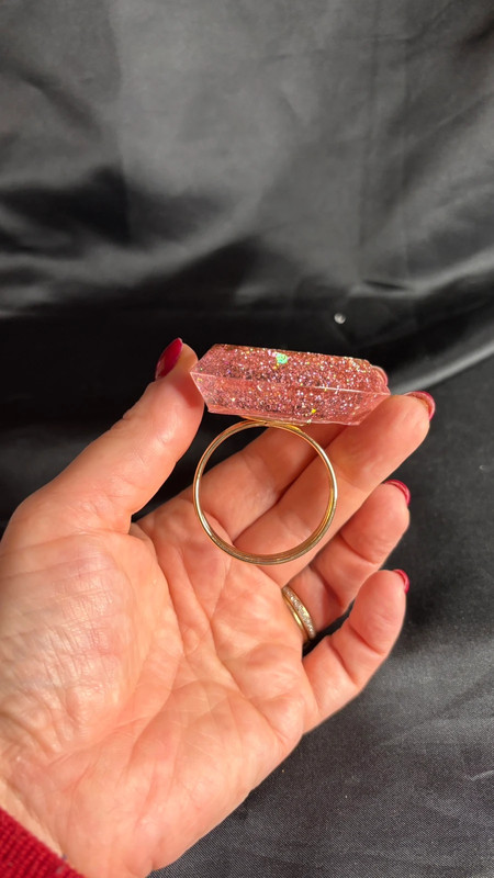 🟪 Rond de serviette en résine époxy – Fait main