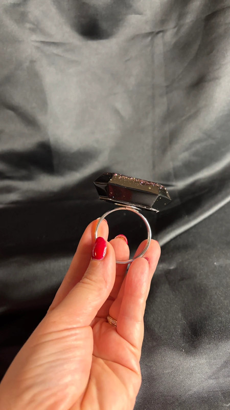 ⬛️ Rond de serviette en résine époxy – Fait main