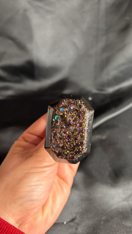 ⬛️ Rond de serviette en résine époxy – Fait main