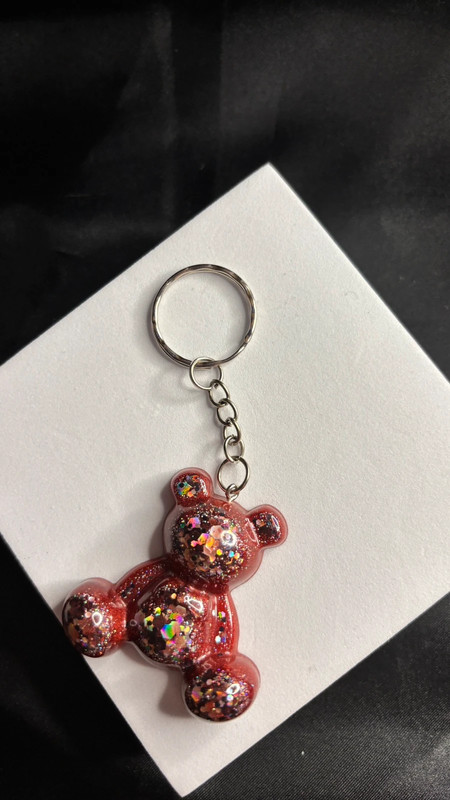 🧸 Ourson en Résine Époxy – Fait Main