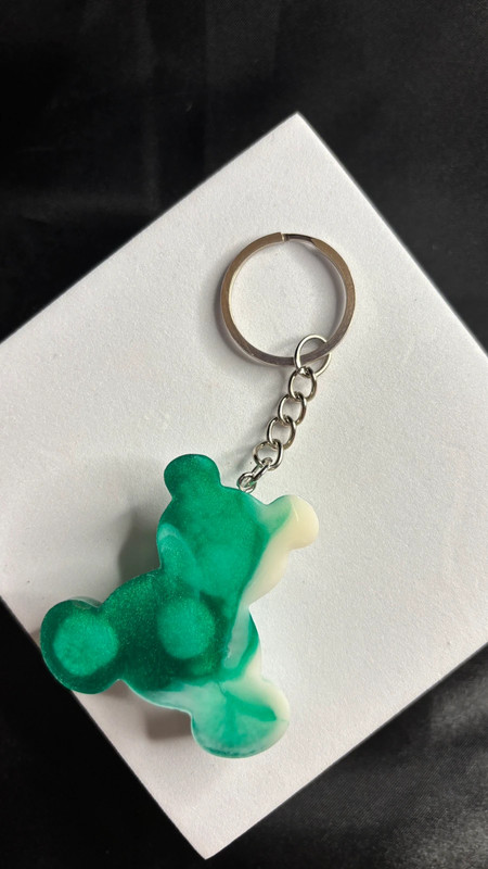 🧸 Ourson en Résine Époxy – Fait Main