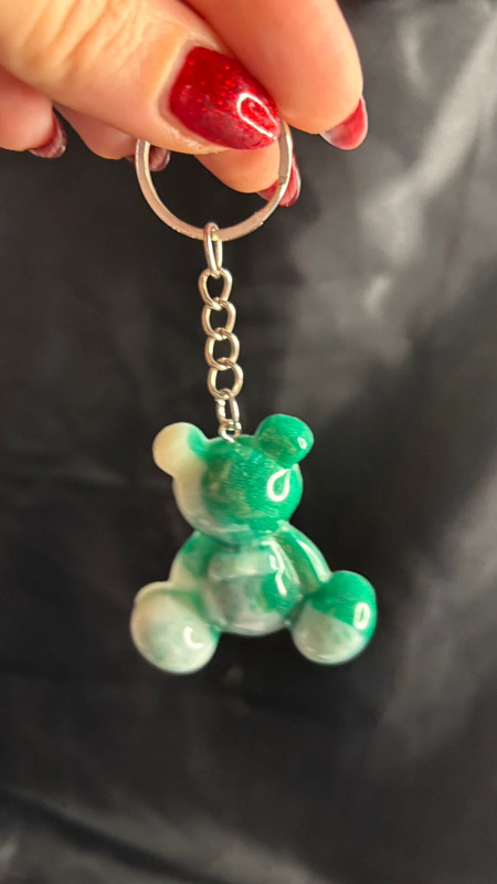 🧸 Ourson en Résine Époxy – Fait Main