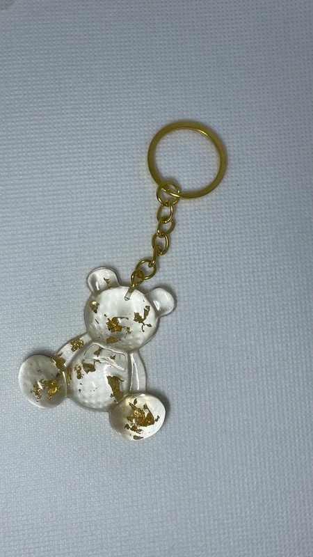 🧸 Ourson en Résine Époxy – Fait Main