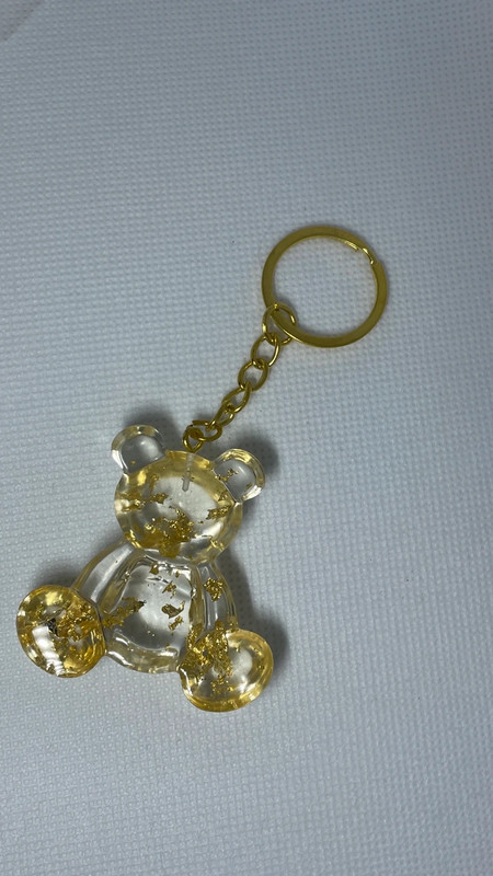 🧸 Ourson en Résine Époxy – Fait Main