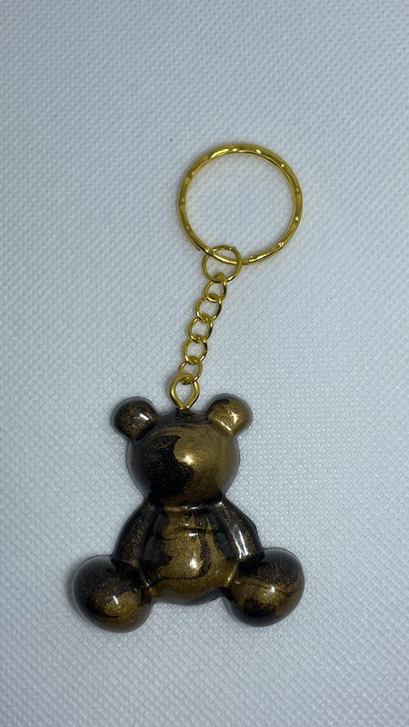 🧸 Ourson en Résine Époxy – Fait Main