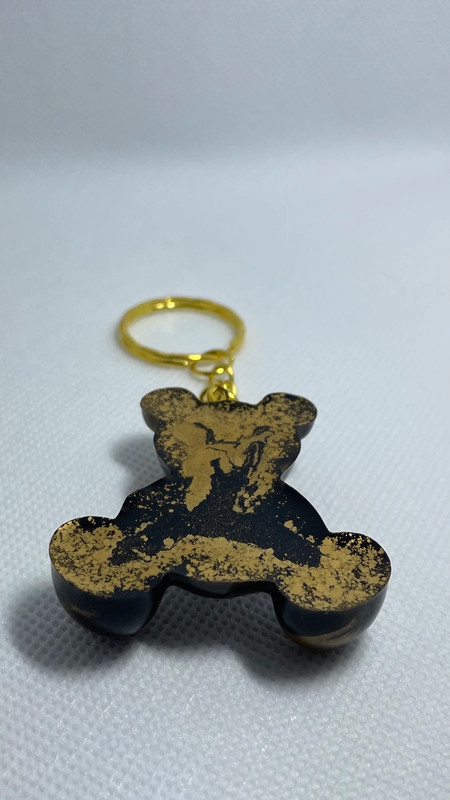 🧸 Ourson en Résine Époxy – Fait Main