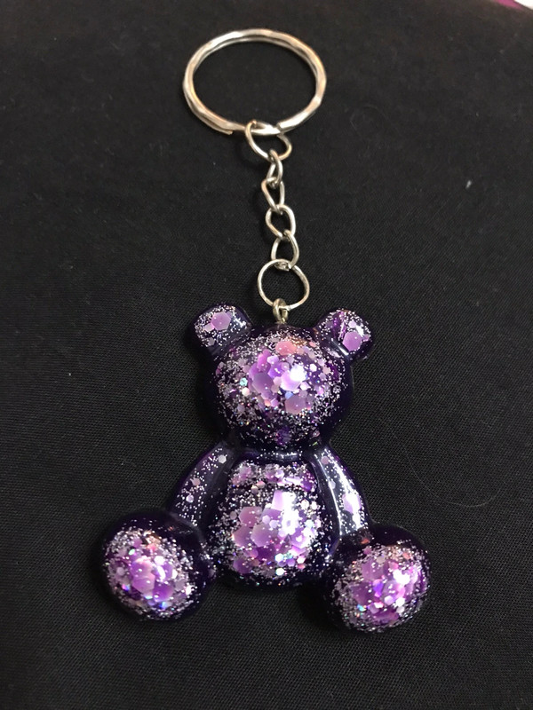 🧸 Ourson en Résine Époxy – Fait Main