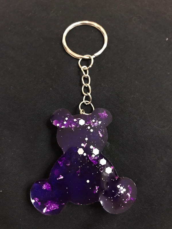 🧸 Ourson en Résine Époxy – Fait Main