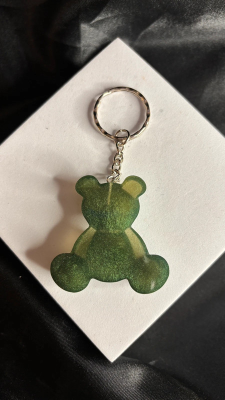 🧸 Ourson en Résine Époxy – Fait Main