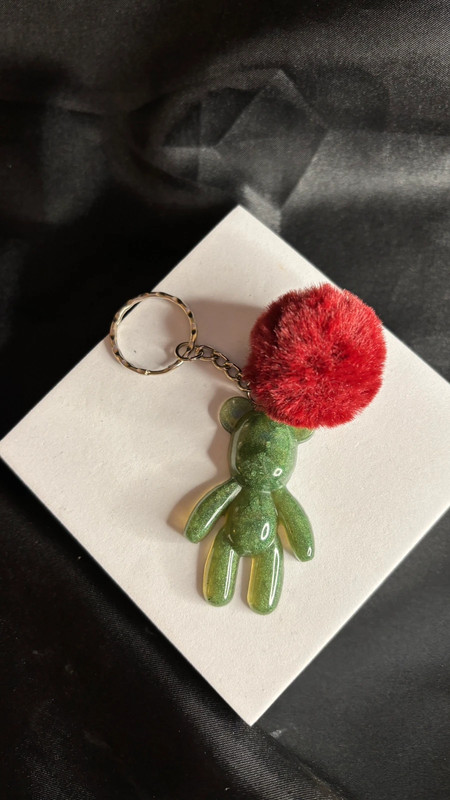🧸 Ourson en Résine Époxy – Fait Main