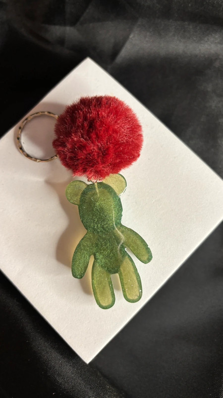 🧸 Ourson en Résine Époxy – Fait Main