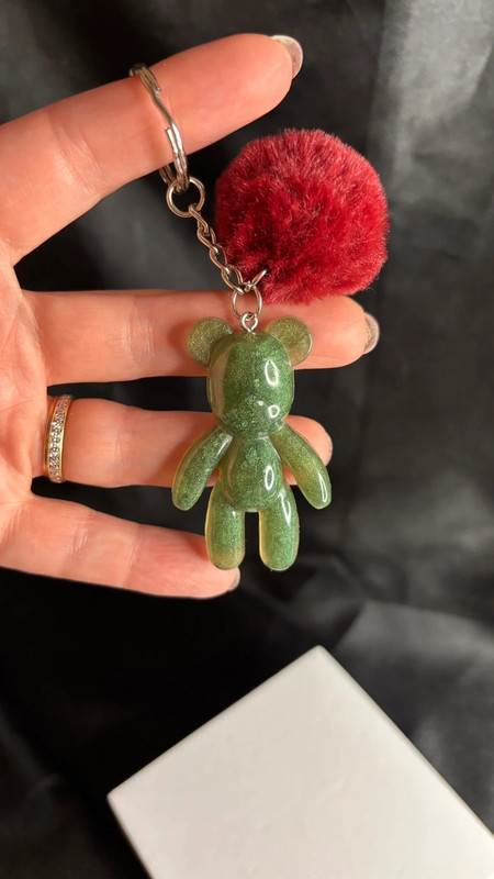 🧸 Ourson en Résine Époxy – Fait Main