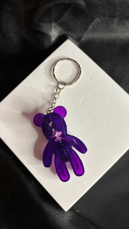 🧸 Ourson en Résine Époxy – Fait Main