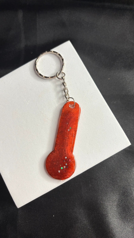 🛒 Porte-clé Jeton de Caddie – Résine Époxy Fait Main