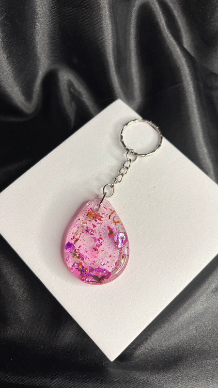 Porte-clé en Résine Époxy – Fait Main