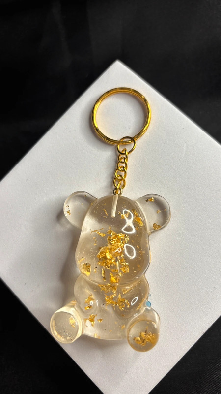 🧸 Ours en Résine Époxy – Fait Main