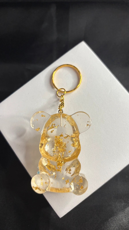 🧸 Ours en Résine Époxy – Fait Main