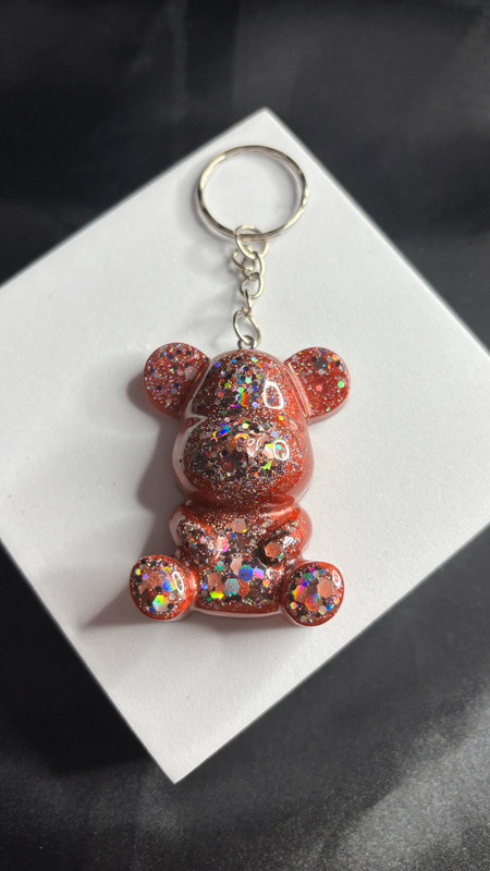 🧸 Ours en Résine Époxy – Fait Main