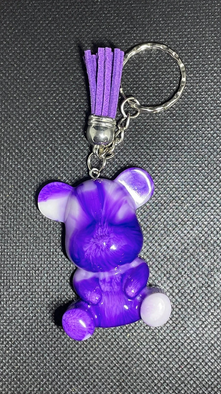 🧸 Ours en Résine Époxy – Fait Main