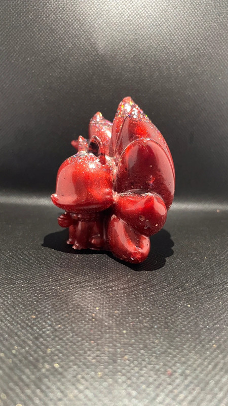 Ecureuil en résine époxy – Fait main