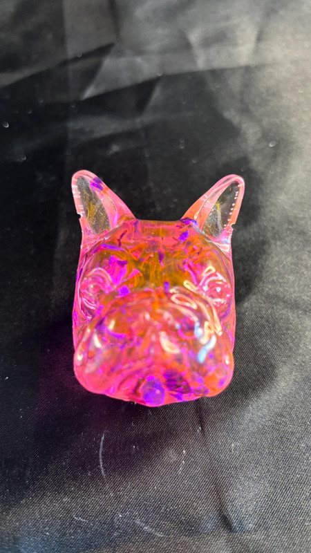 Tête de Chien en résine époxy – Fait main