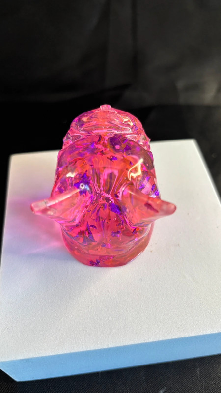 Tête de Chien en résine époxy – Fait main