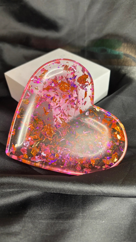 đ Vide-Poche CĆur en RĂ©sine Ăpoxy â Fait Main