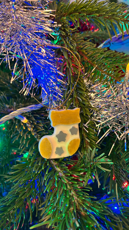 🎄 Déco de sapin en résine époxy – Fait main