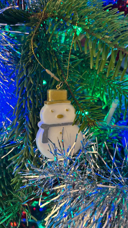 🎄 Déco de sapin en résine époxy – Fait main