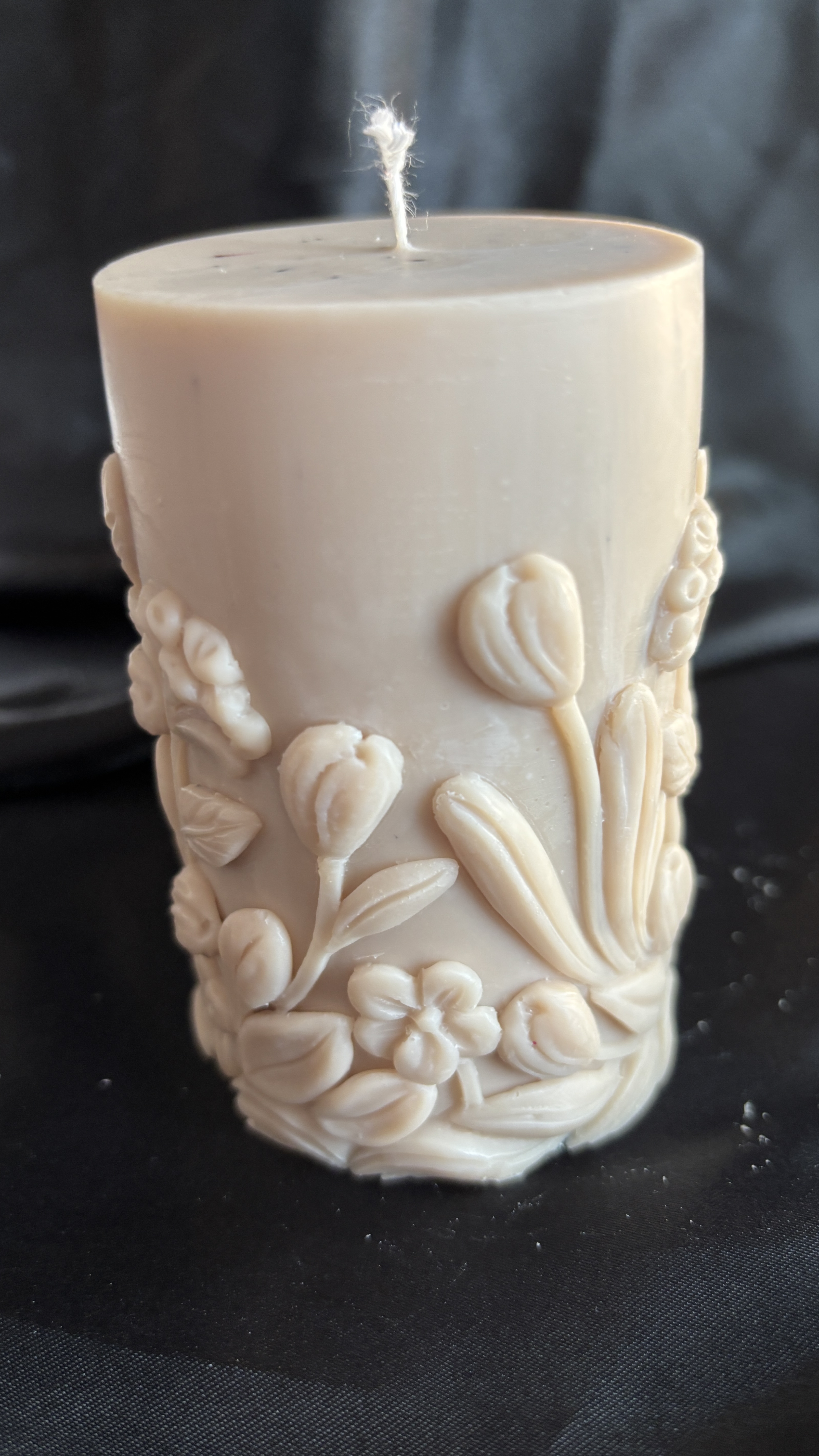 Bougie sculptée "Le Christ" 