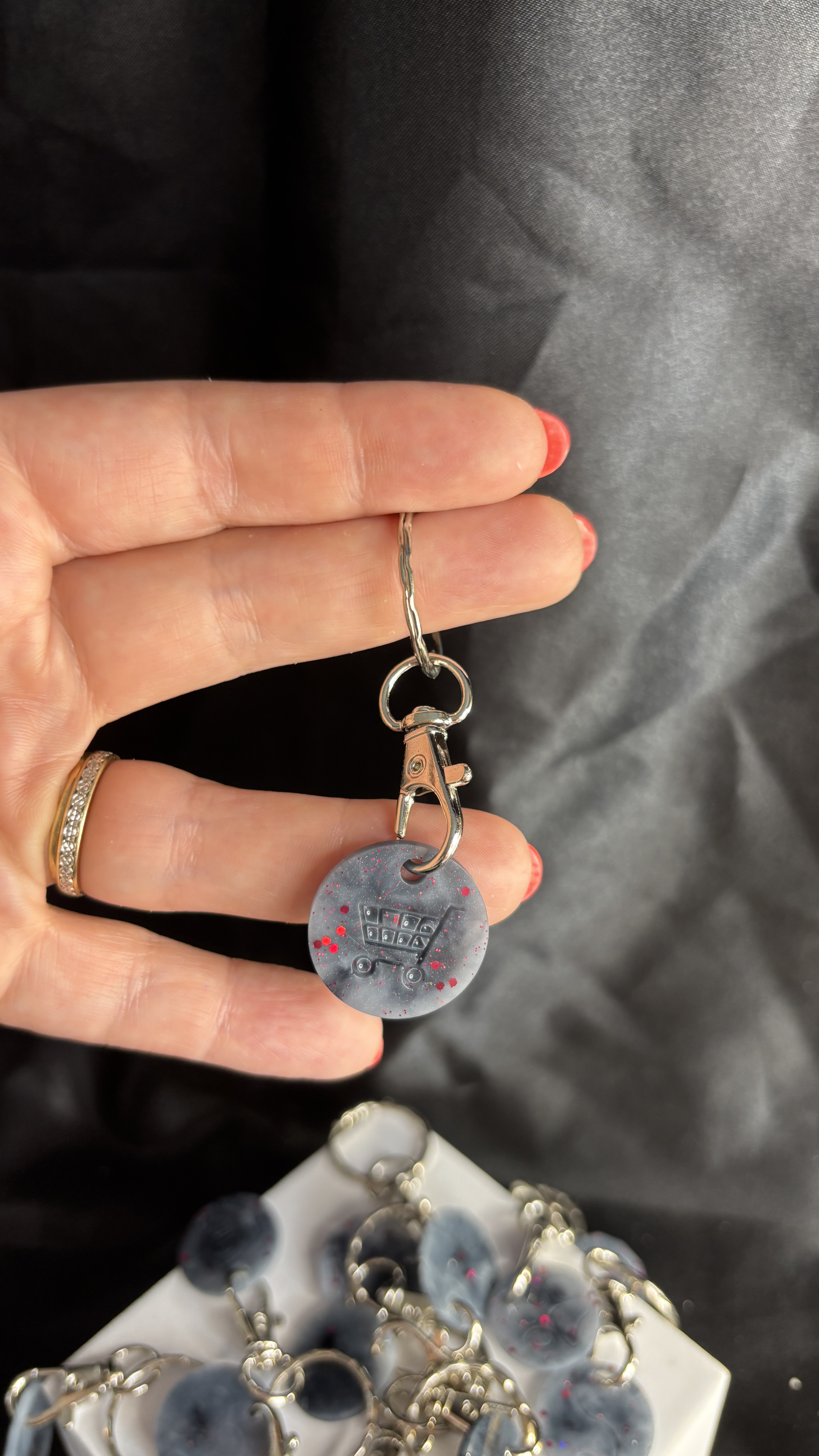 🛒 Porte-clé Jeton de Caddie – Plusieurs Modèles au Choix