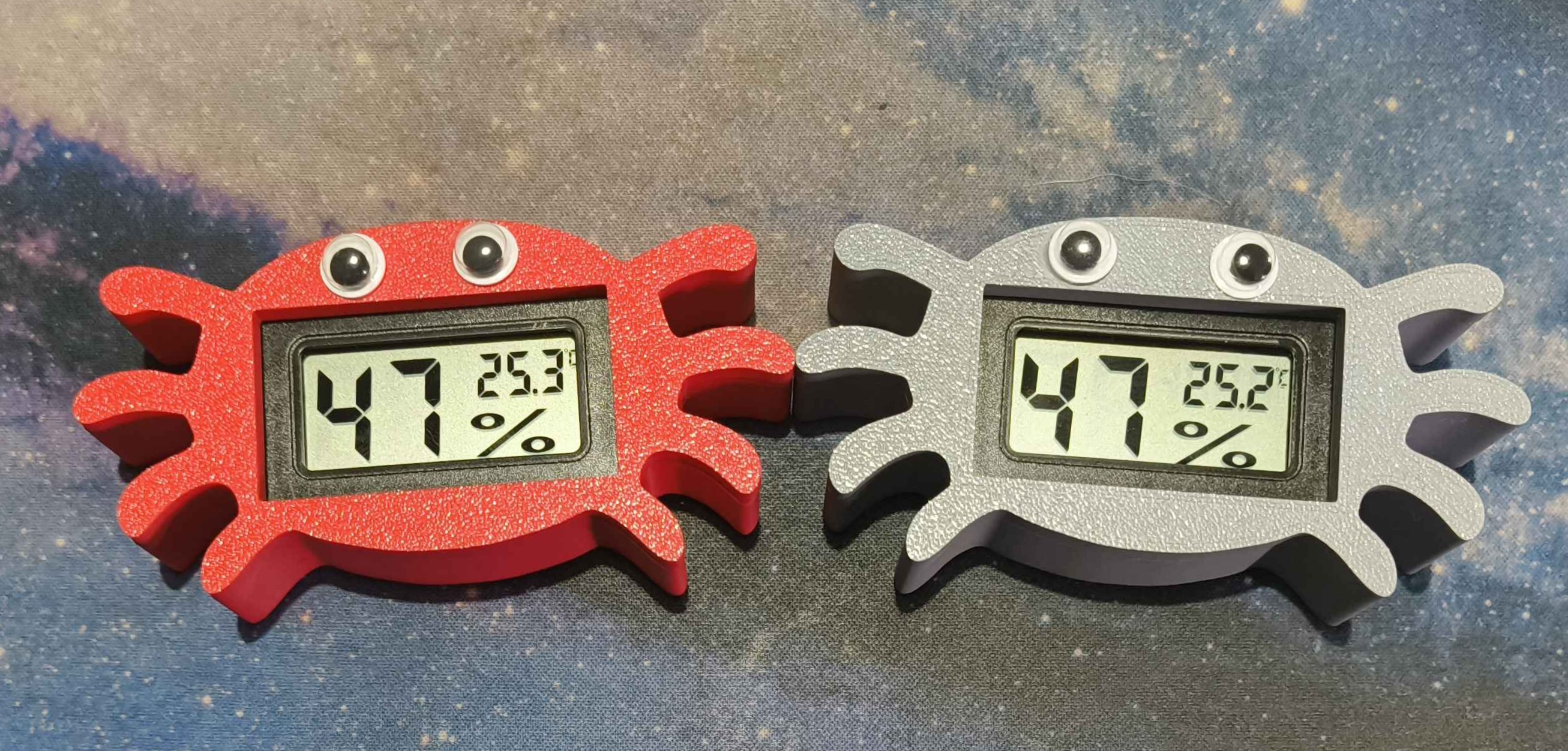 Magnetic Spider Temp/Humidity Gauge