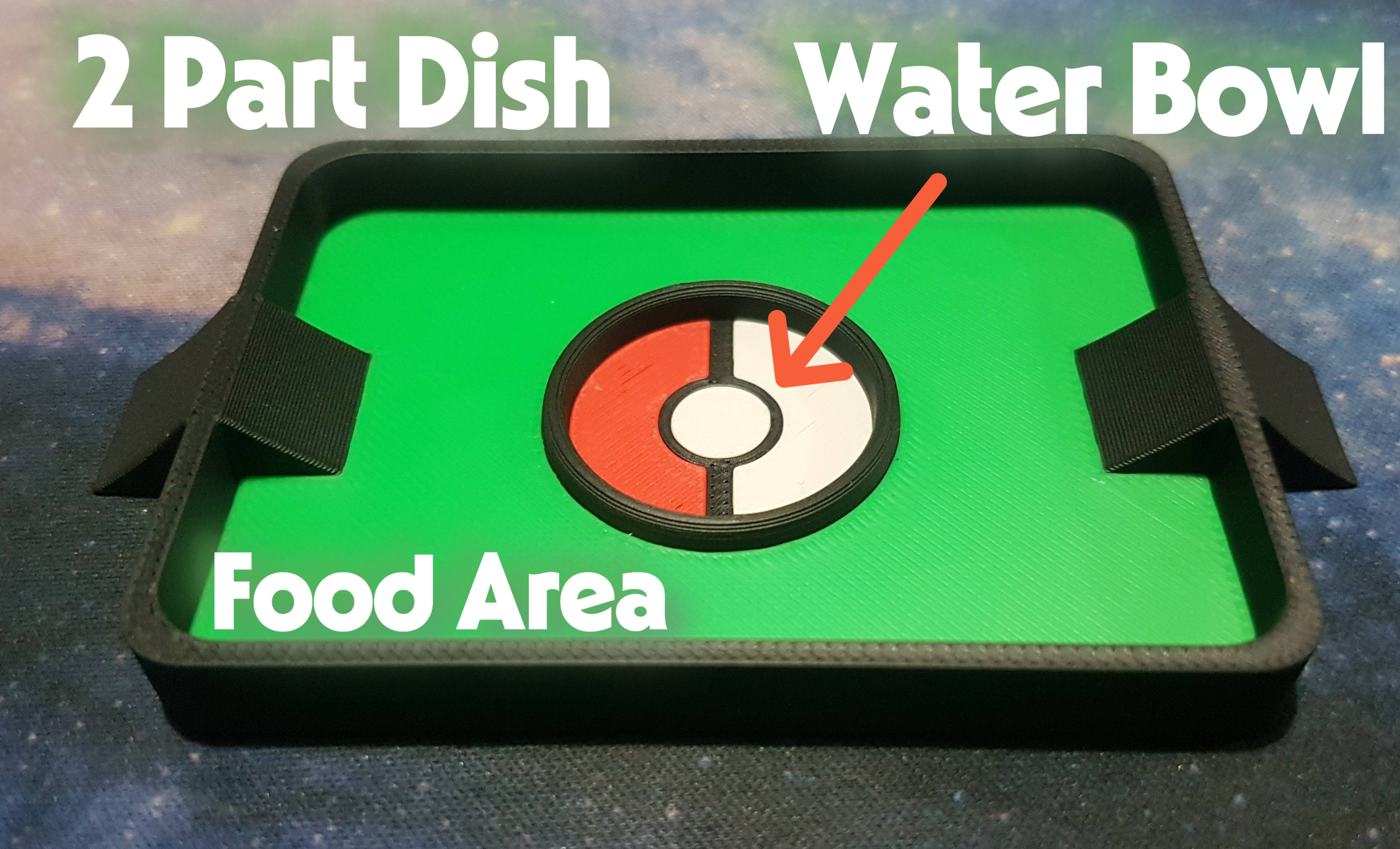 Poképack Food & Calcium Dish Pack