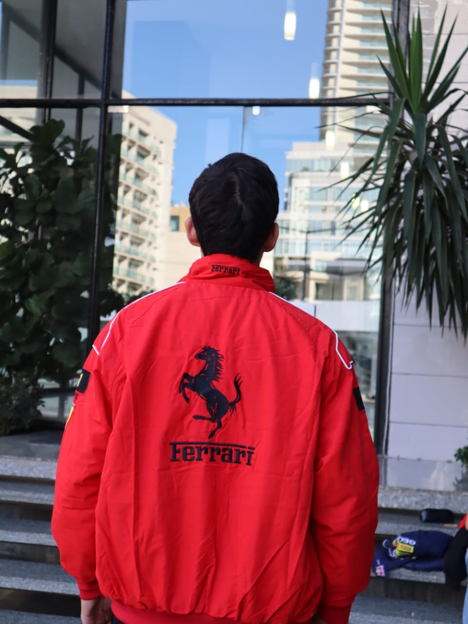 Bomber Ferrari Red Jacket