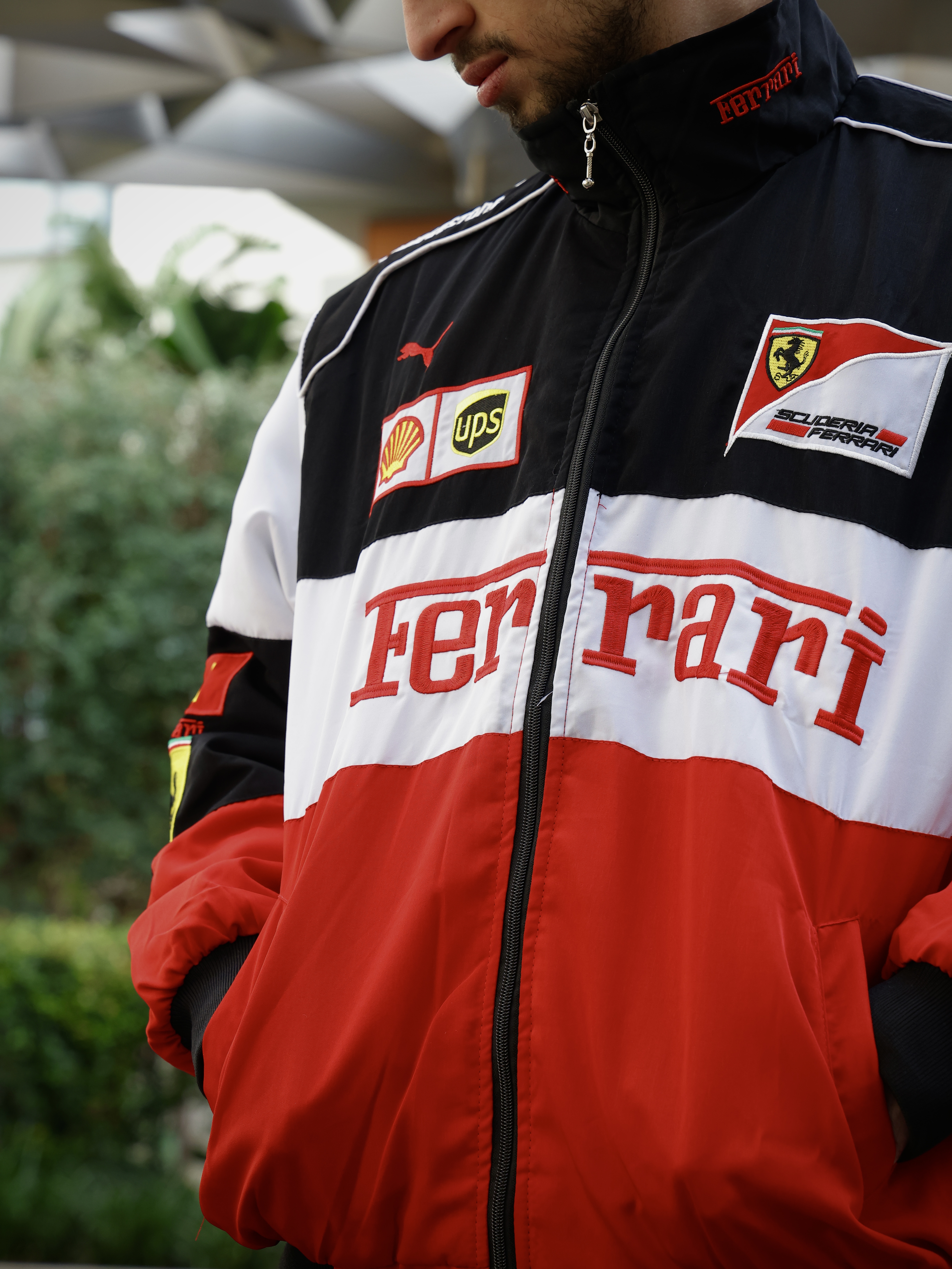 Bomber Mix Ferrari Jacket