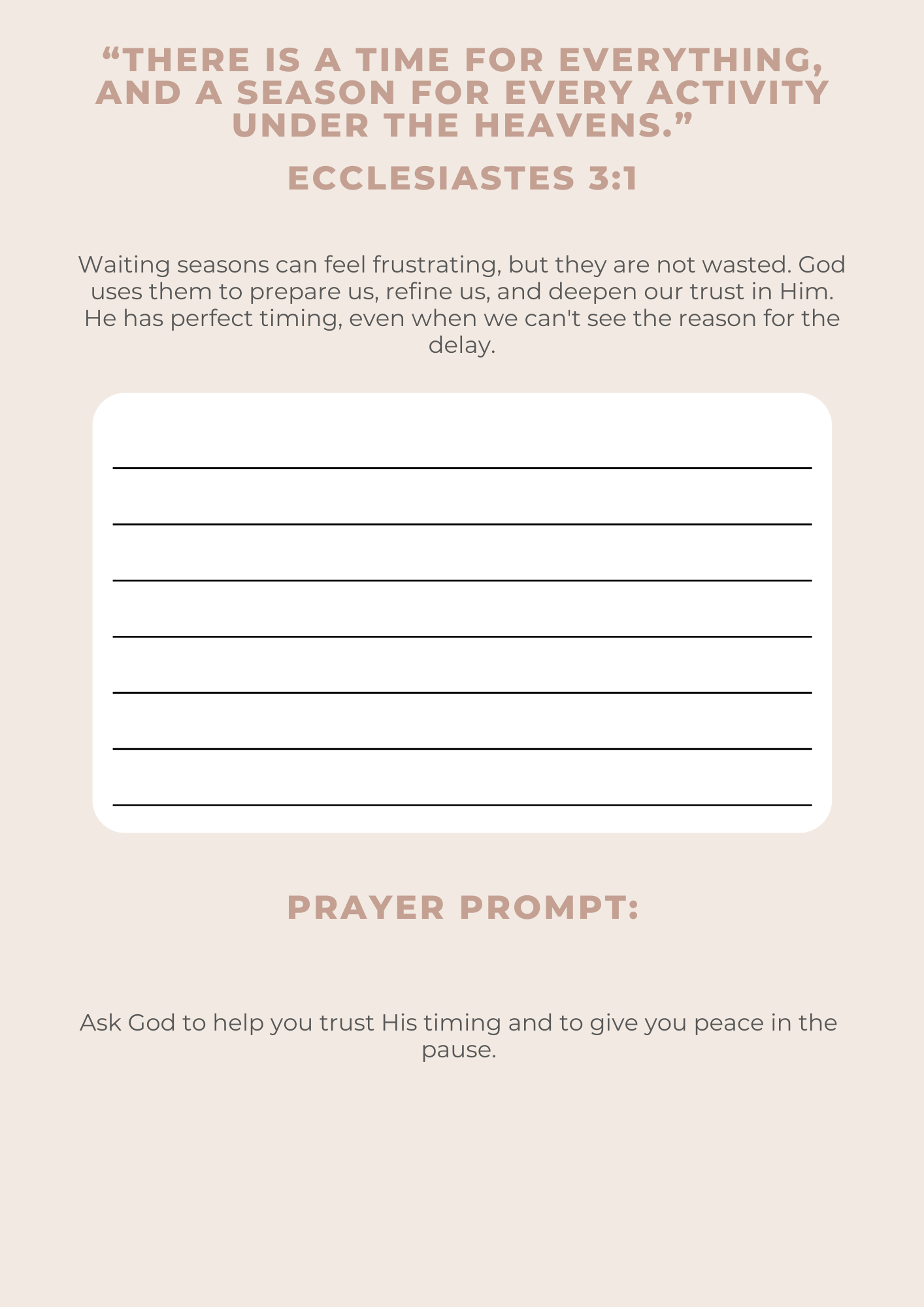 When God Says Wait: A 7-Day Digital Bible Plan on Surviving a Season of Waiting