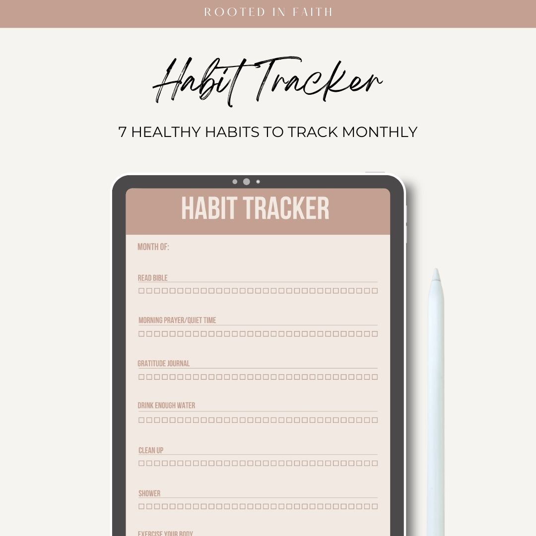 Prefilled Digital Habit Tracker